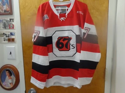Philadelphia Flyers/Ottawa 67s #17 Travis Konecny CHL VTG Jersey - Image 1 of 4
