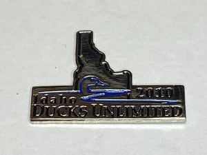 Old Vintage Ducks Unlimited DU Lapel Jacket Pin Badge IDAHO ID 2010 Wood Mallard - Picture 1 of 2