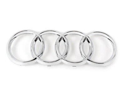 Insignia cromada original Audi A4 A6 4H0853605C2ZZ Foto 1 de 4