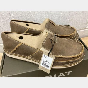 Ariat Damen-Slipper Größe 11B braun Leder Cruiserschuh - Bild 1 von 6