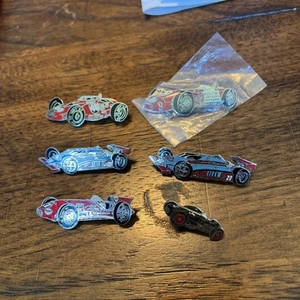 Lote de 6 prendedores Indiana Jaycees años 80 pinbacks de metal Indy 500 lote de autos de carreras - Imagen 1 de 5