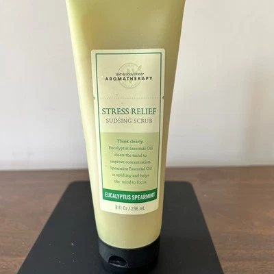 Bath & Body Works Aromatherapy Sudsing Scrub eucalyptus spearmint HTF Read - Image 1 of 3