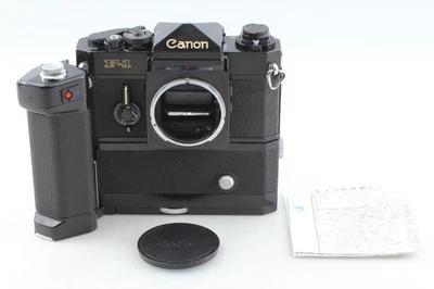 [EXC+5] Corpo fotocamera reflex pellicola Canon F-1 Late 35 mm + Motor... - Immagine 1 di 4