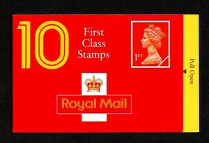 GB 1990 10 x bright orange 1st CLASS STAMP BOOKLET HD5. FREE UK POST - Picture 1 of 3