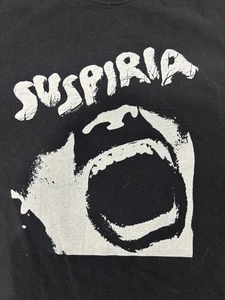 Vintage Suspiria Horror Movie Black Shirt Tee T-Shirt VTG - Picture 1 of 4