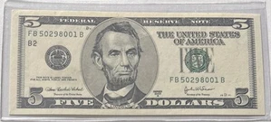 2003A $5 NOTE🌟UNCIRCULATED CONDITION! Support SEMPER FI & AMERICA’S FUND! - Picture 1 of 2
