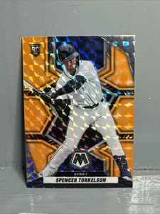2022 Panini Mosaic - Rookies Spencer Torkelson #266 Reactive Orange Mosaic Prizm - Picture 1 of 2