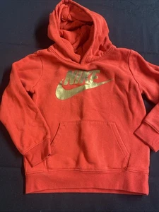 Nike Hoodie Kinder Lg 7 rot Kapuzenpullover - Bild 1 von 8