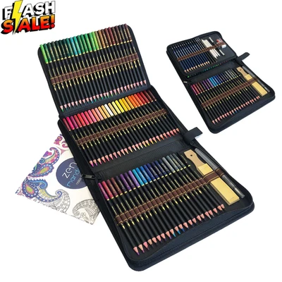 Professionelle Aquarell Buntstifte Set, 96 Stück Aquarellstifte Skizzieren Bleis - Bild 1 von 4