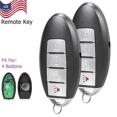 2 For 2009 2010 2011 2012 2013 2014 Nissan Maxima Keyless Entry Remote Key Fob - Image 1 of 4