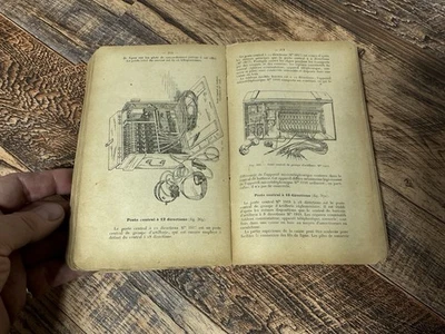 French Military Morse Code Wireless Telegraph Book Optical Signaling Antique VTG - Image 1 of 4