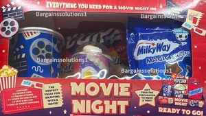 Movie Night Snacks Cinema Box Cinema Movie Night Snacks Box Xmas Gift - Milkyway - Picture 1 of 7