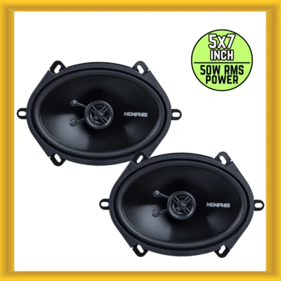 Memphis Audio SRX572V Street Reference Series 50W RMS Power 5x7" Coaxial Speaker - Image 1 of 4