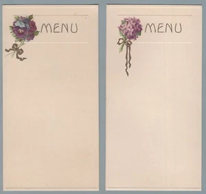 GD0109 Menu muto: piccolo formato anni 20 cm 8x15 - Picture 1 of 1