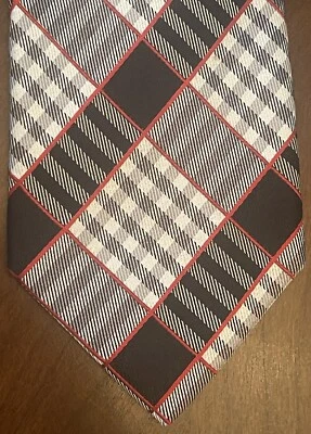 Corbata Egara negra roja 100 % seda para hombre hecha en China Foto 1 de 4