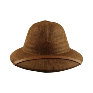 Outdoor Men Women Outdoor Hard Straw Hiking Hat Helmet Sun Pith Jungle Cap - Picture 1 of 13