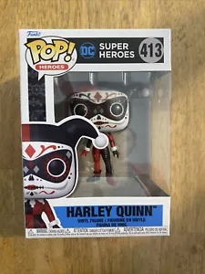 Funko Pop! Figura Vinilo DC Super Heroes Día de los Muertos Harley Quinn #413 - Imagen 1 de 6