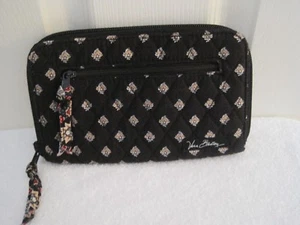 Vera Bradley Basic Black Red and Tan Wallet 8x5 – $35.00 - Picture 1 of 3