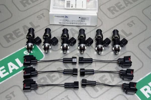 Injector Dynamics ID1050x 1065cc Fule Injectors with PNP VQ37 VQ37HR G37 14mm - Picture 1 of 9