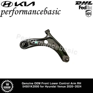 Genuine OEM Front Lower Control Arm RH 54501K2000 for Hyundai Venue 2020-2024 - Picture 1 of 3