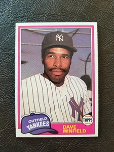 Dave Winfield 1981 Topps Traded Baseball Card #855 New York Yankees - Bild 1 von 2