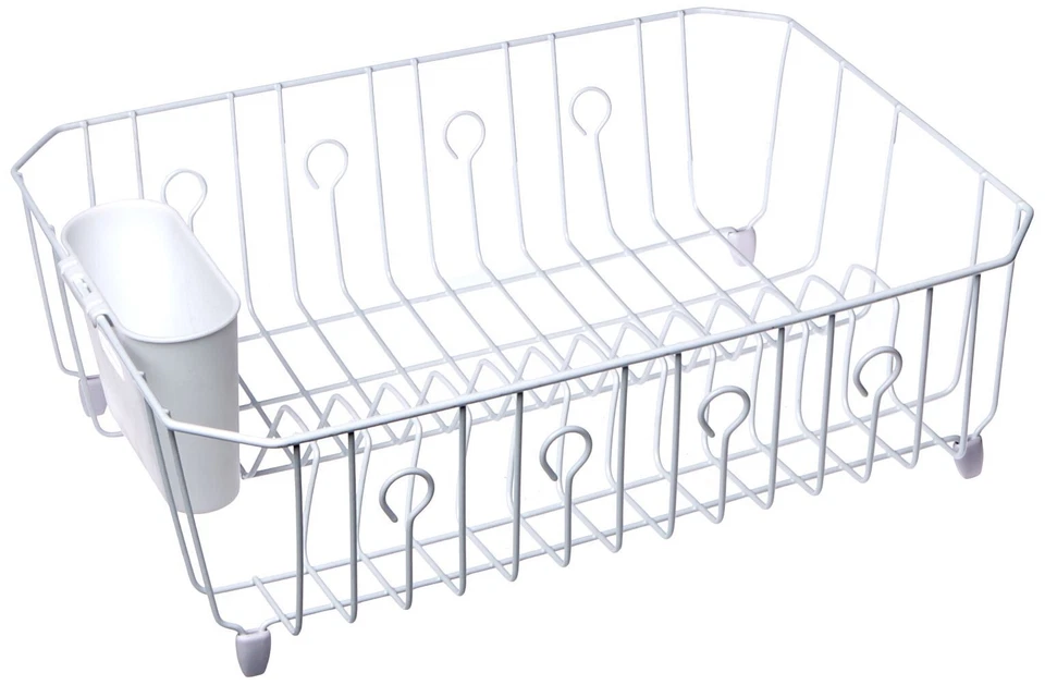 Rubbermaid White Dr FBA_6032-AR-WHT 6032ARWHT Large Dish Drainer, No Size - Image 1 of 1