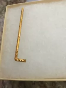 Vintage Polo Stick Mallet pin / broch Figural 2.5" - Picture 1 of 6