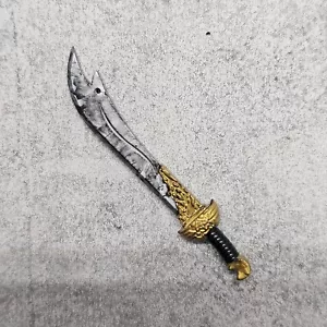 Weathered Knight Sword Handpainted for Blocks Minifigure DrAafs1 Warcraft - Picture 1 of 3