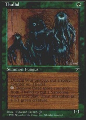 4x Thallid (Beard Jr.) ~ Moderately Played Fallen Empires MTG Magic x4 4 Ultimat - Image 1 of 1