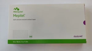 10 Sheets (1 box) Mepitel Wound Contact Layer with Safetac 4" x 7.2" (10x18cm) - Picture 1 of 1