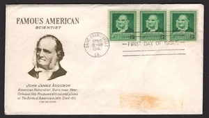 US FDC SC# 0864 Famous American 3 x 1 cents - Picture 1 of 1