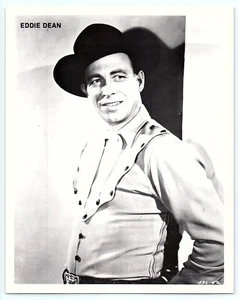 Foto Eddie Dean Country Western Sänger Schauspieler Cowboy 8 x10 schwarz weiß Fankarte - Bild 1 von 2