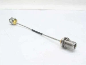 Stainless Steel connectors Semi-rigid Coax Cable w. N-F bulkhead N-M connect 0.1 - Picture 1 of 3