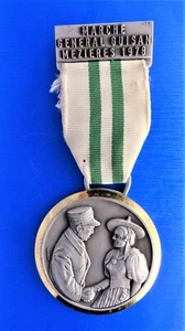 Pedido Suiza. MARCHE GENERAL GUISAN MEZERIES 1978. Ø 45mm - Imagen 1 de 6