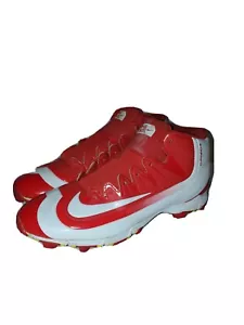 Nike Huarache Herren 8,5 rot weiß Baseball Stollen - Bild 1 von 7