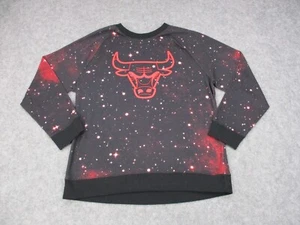 Chicago Bulls Sweater Mens Extra Large Red Black NBA Basketball Sweatshirt - Picture 1 of 10