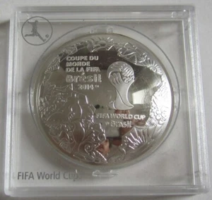 France 10 Euro 2014 Football World Cup Brazil Silver - Picture 1 of 2