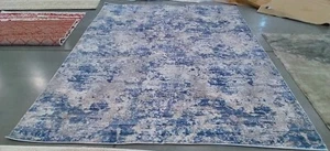 GREY / BLUE 9'-0" x 12'-0" Back Stain Rug, Reduced Price 1172775851 ALA705F-9 - Picture 1 of 4