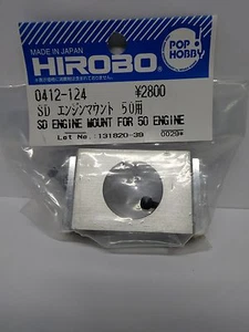Hirobo 0412-124 SD Engine Mount For 50 Engine Motorträger für 46-50 Motor - Imagen 1 de 1