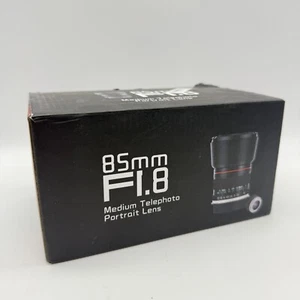 Camnoon 85 mm obiettivo fotocamera messa a fuoco fissa F1.8 grande apertura messa a fuoco manuale - Foto 1 di 4