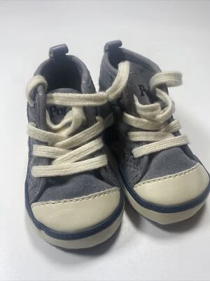 Berço listrado azul bebê meninos Ralph Lauren idade 2 - Imagem 1 de 4