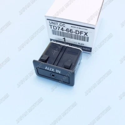 Sistema de comunicação Mazda 2010-13 original do fabricante - Módulo Aux Jack TD74-66-DFX novo - Imagem 1 de 4