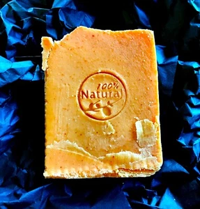 Tumeric Soap Skin Whitening Acne Dark Spots Brightening 2x 4oz bars HandmadeUSA - Picture 1 of 3