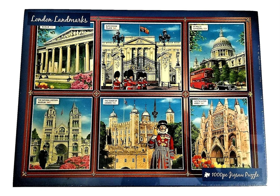 London Landmarks 1000 Pieces Jigsaw Puzzle Brand New & Factory Sealed - Image 1 of 1