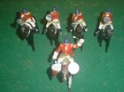 5 WENDAL HOUSEHOLD CAVALRY TRUMPETERS & DRUM HORSE 1950
