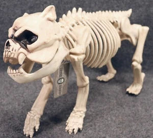 The Bone Yard Bull Hund Skelton Halloween gruselige Requisite Joann Stoffe 2016 - Bild 1 von 6