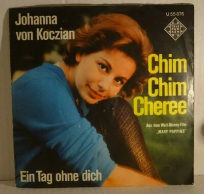 JOHANNA von KOCZIAN - Chim Chim Cheree (Mary Poppins💡7"Single Telefu 1959 nMint - Bild 1 von 4