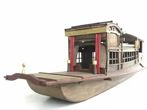 Kit modelo de barco de madera tradicional chino/japonés 1/50 520 mm barco lago - Imagen 1 de 13