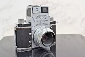 Exakta Exa Ihagee Dresden fotocamera pellicola 35 mm con Tessar 50 mm f/2,8 T - Foto 1 di 18