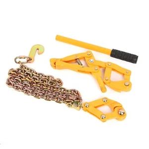 Chain Strainer Cattle Barn Farm Fence Stretcher Tensioner Barbed Wire Timing Set - Picture 1 of 5